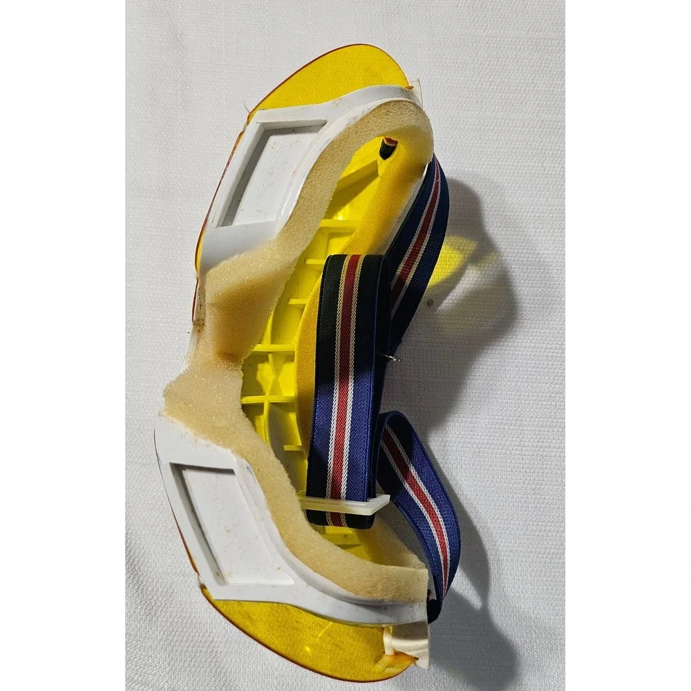 Vtg Sun Downers Ski Goggles Snow Changers Sold‎ by Sears Yellow Lens NOS